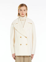 Wool and cashmere pea coat