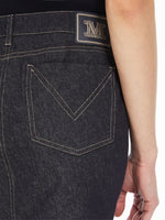 Denim mini skirt