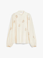 Lightweight cotton satin shirt