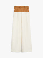 Linen and silk trousers