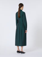 Taffeta shirt dress