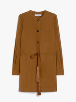 Gabardine wool short jumpsuit