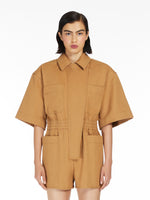 Cotton drill workwear jumpsuit