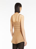 Camel hair playsuit