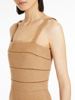 Camel hair playsuit