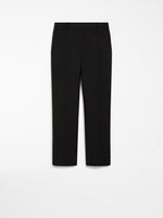 Slim-fit stretch wool trousers