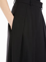 Wool wide-leg trousers
