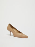 Nappa leather court shoes