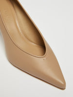 Nappa leather court shoes