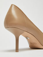 Nappa leather court shoes