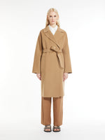 Wool belted coat