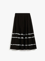 Cotton tie-dye skirt