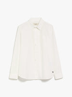 Striped straight-fit poplin shirt