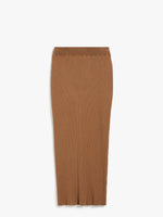 Rib-knit skirt