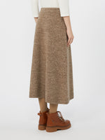 Wool knit skirt