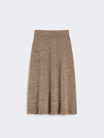 Wool knit skirt