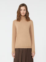 Wool and silk knit turtleneck