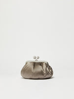 Small satin Pasticcino Bag with rhinestones