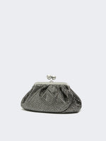 Small Pasticcino Bag in satin with rhinestones
