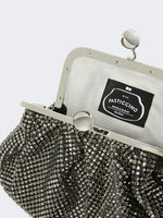 Small Pasticcino Bag in satin with rhinestones