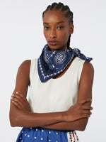 Printed silk scarf