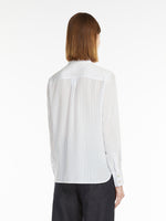 Printed crepe de chine shirt