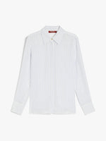 Printed crepe de chine shirt