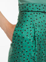 Silk palazzo trousers
