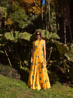 Long silk dress