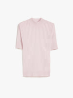 Wool and silk polo neck sweater