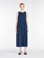 Sleeveless poplin dress
