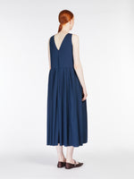 Sleeveless poplin dress