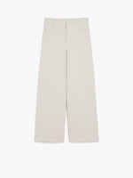 Wide jersey trousers