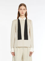 Masculine-style silk shirt