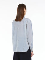 Masculine-style organza shirt