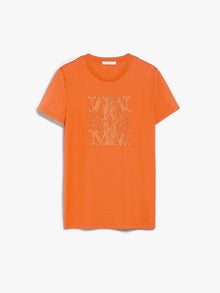 Cotton T-shirt with appliqué