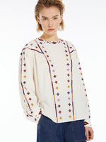 Cotton sable blouse
