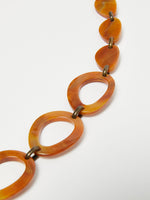 Resin ring necklace