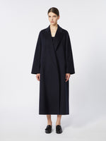 Oversized cashmere coat