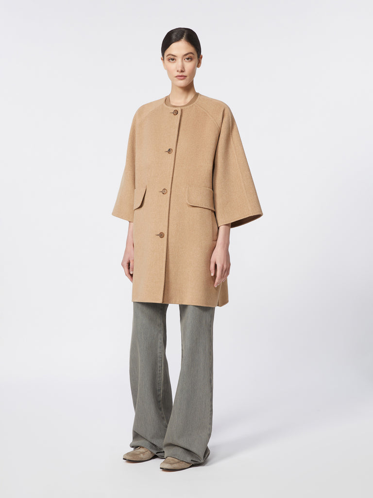 max mara camel broadcloth coat