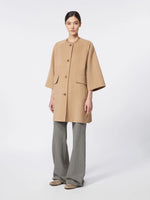 max mara camel broadcloth coat for women