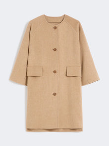 max mara camel broadcloth coat for women