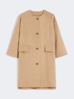 max mara camel broadcloth coat for women