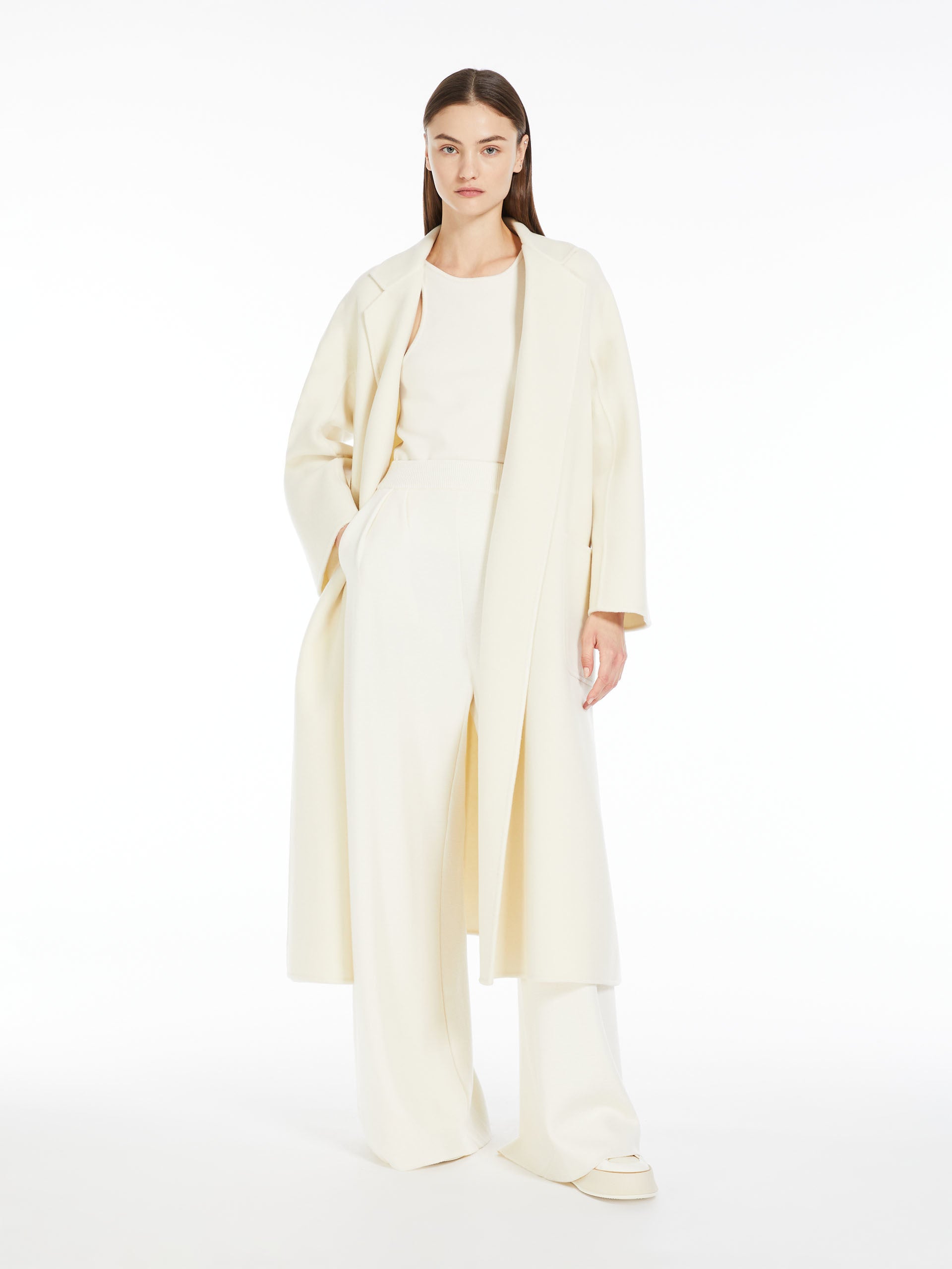 Ludmilla Icon Coat for Women - White - Max Mara UAE