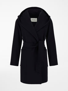Camel Colour Robe Coat for Women - Black - Max Mara UAE