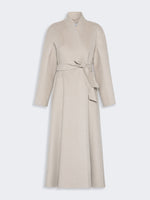 Cashmere Redingote Coat for Women - Sand - Max Mara UAE