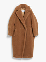 Teddy Bear Icon Coat for Women - Camel - Max Mara UAE