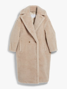 Teddy Bear Icon Coat In Alpaca And Wool for Women - Sand - Max Mara UAE