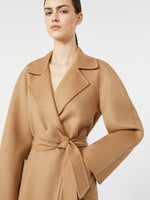 max mara long camel robe coat for women