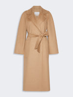 max mara long camel robe coat for women